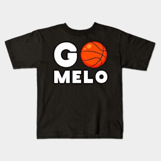 Go Melo Carmelo Basketball Bball Anthony 7 Kids T-Shirt